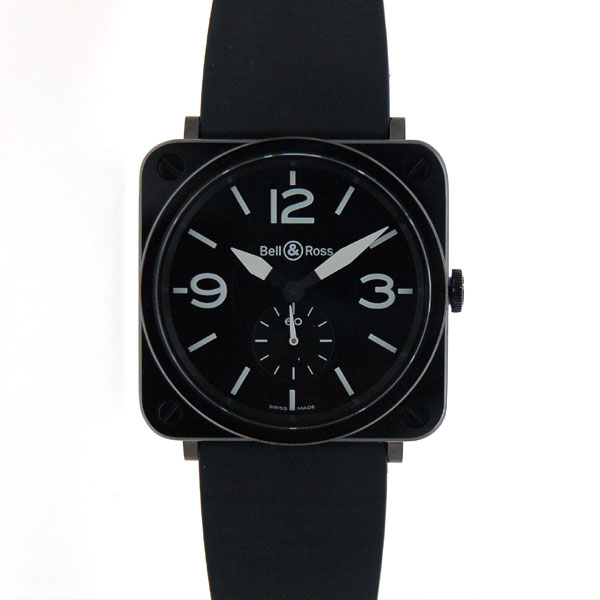 ベル＆ロス　BELL＆ROSS　BRS-BC-CA　セラミック　ブラック　39mm　クォーツ　新品