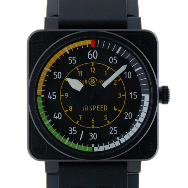 ベル＆ロス　BELL＆ROSS　BR01-92　AIRSPEED　エアスピード　ブラック　46mm　ラバー　PVD　999本限定　新品