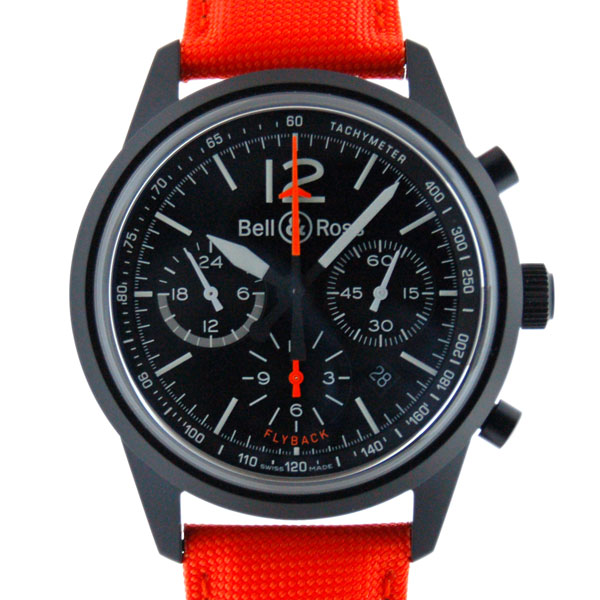 ベル＆ロス　BELL＆ROSS　BR-126　ブラックバード　フライバッククロノ　43mm　ブラック　世界500本限定　新品