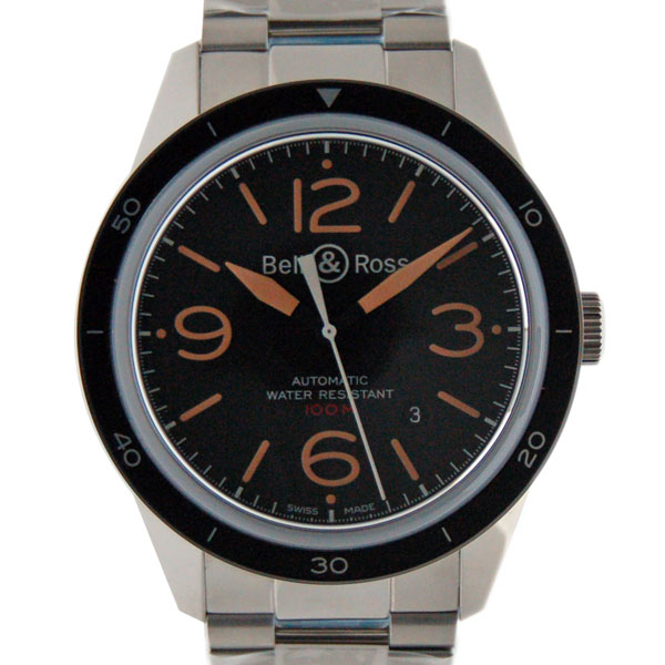 ベル＆ロス　BELL＆ROSS　ヴィンテージ　スポーツヘリテージ　BR123　ブラック　SS　自動巻　新品