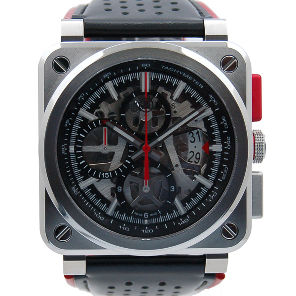 ベル＆ロス　BELL＆ROSS　エアロGT　クロノグラフ　BR03-94-Aero-GT　スケルトン　42mm　新品