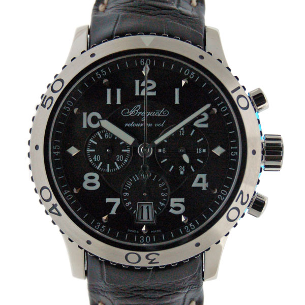ブレゲ　BREGUET　トランスアトランティック　タイプ21　3810ST/92/9ZU　グレー　革ベルト　新品