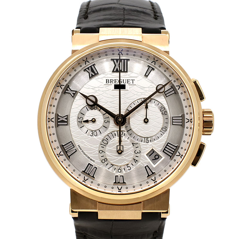 ブレゲ　BREGUET　マリーン クロノグラフ 5527　5527BR/12/9WV　42mm　18KRG　新品