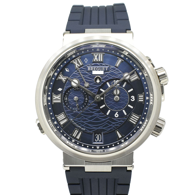 ブレゲ　BREGUET　マリーン アラーム ミュージカル 5547　5547BB/Y2/5ZU　40mm　18KWG　新品
