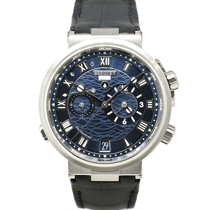 ブレゲ　BREGUET　マリーン アラーム ミュージカル 5547　5547BB/Y2/9ZU　40mm　18KWG　新品