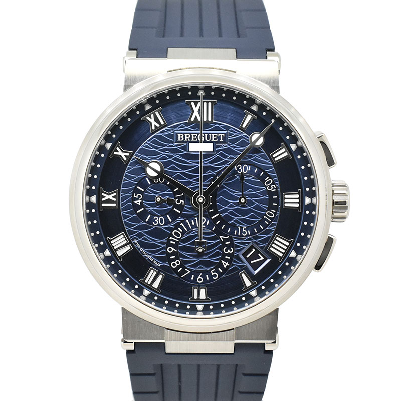 ブレゲ　BREGUET　マリーン クロノグラフ 5527　5527BB/Y2/5WV　42mm　18KWG　新品