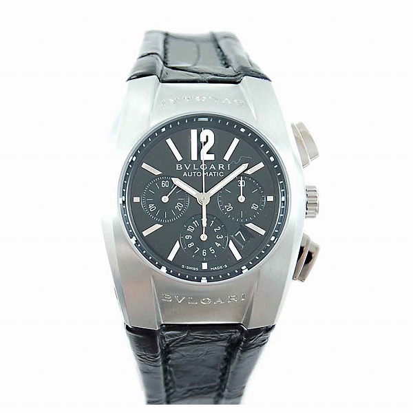 ブルガリ　BVLGARI　エルゴン　クロノグラフ　EG35BSLDCH　自動巻き　35mm