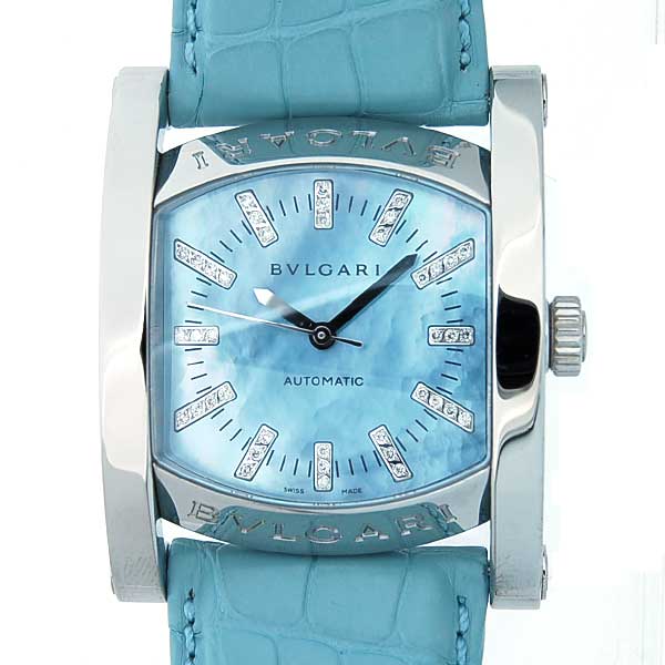 ブルガリ　BVLGARI　アショーマ　AA44C3SL/12　自動巻き　44mm　シェル12Pダイヤ　限定