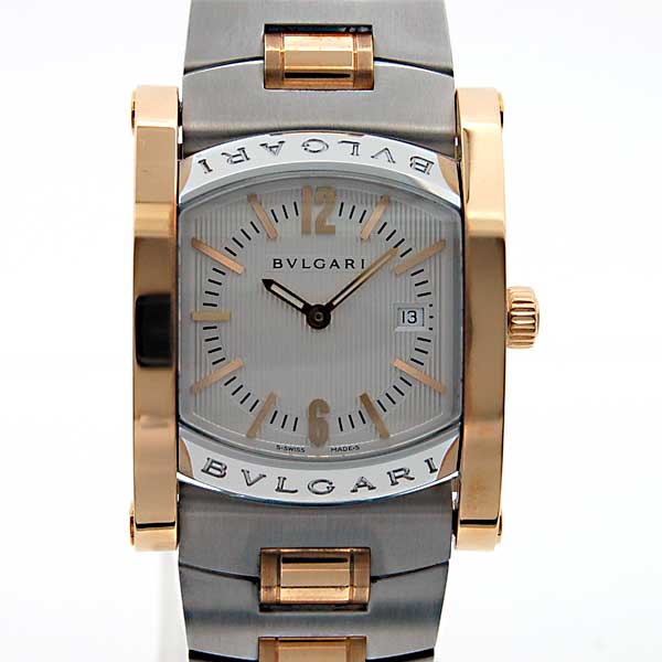 ブルガリ　BVLGARI　アショーマ　コンビ　AA39C6SGD　クォーツ　39mm　レディース