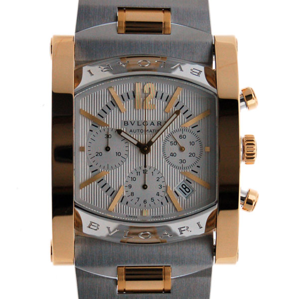 ブルガリ　BVLGARI　アショーマクロノグラフ　AA48C6SGDCH　自動巻き　48mm　SS/YG　新品