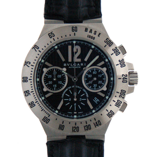 ブルガリ　BVLGARI　ディアゴノプロフェッショナル　タキメトリッククロノ　CH40SLDTA/N　メンズ　自動巻　40mm　100m防水　新品