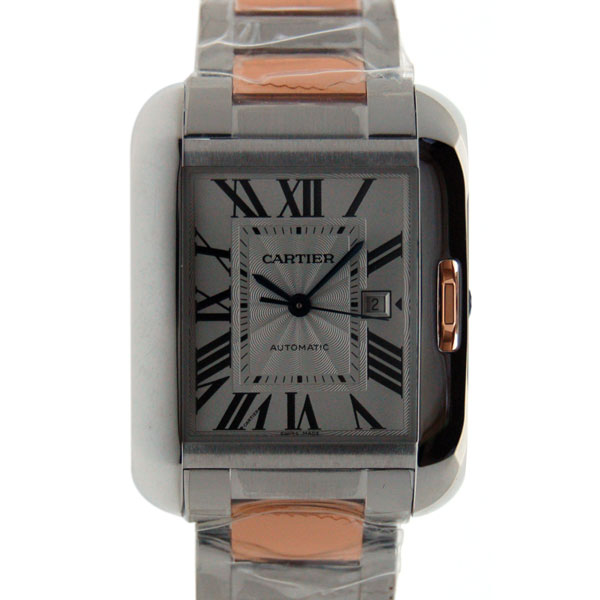 カルティエ　CARTIER　タンクアングレース　MM　ミディアム　W5310007　SS×PG　新品
