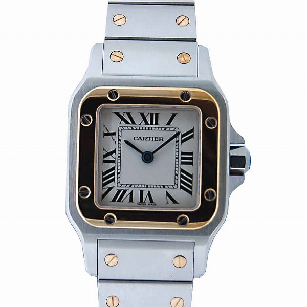 カルティエ　CARTIER　サントスガルベ　SG/SM　W20012C4　クォーツ　K18YGコンビ