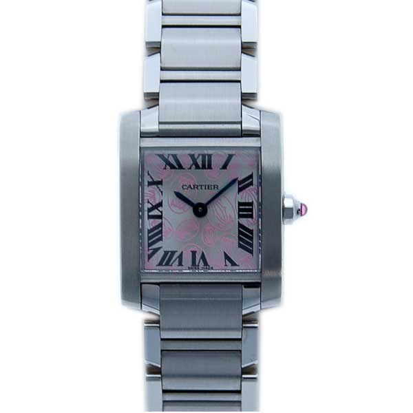カルティエ　CARTIER　タンクフランセーズSS/SM　レディース　W51035Q3　2007年冬季限定モデル
