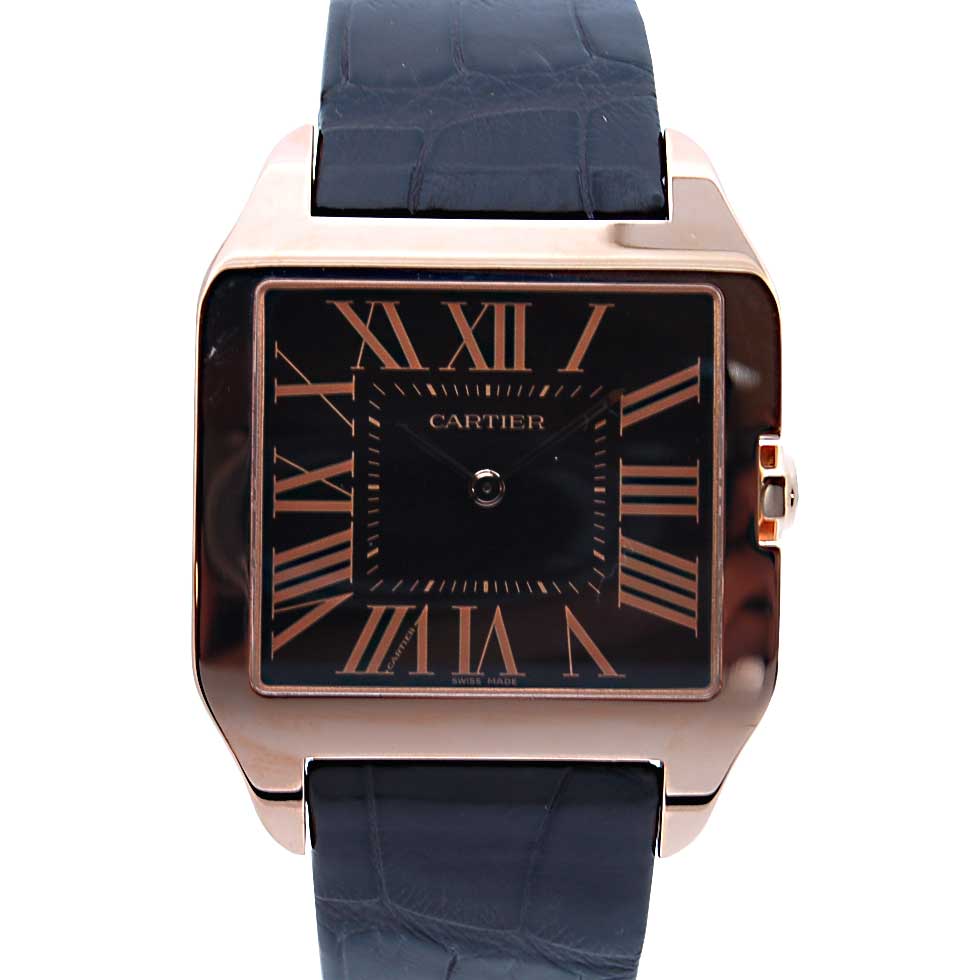 カルティエ　CARTIER　サントスデュモンLM　W2012851　K18PG　ピンクゴールド　世界500本限定