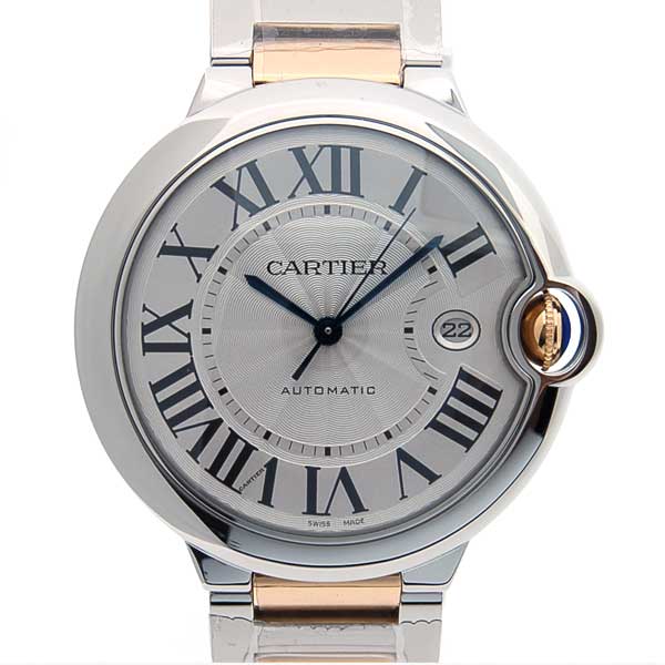カルティエ　CARTIER　バロンブルー　SG/LM　W69009Z3　メンズ　コンビ　自動巻　新品