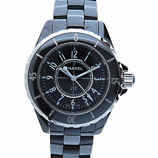 シャネル　CHANEL　J12　ブラック　セラミック　H0682　レディース　200m防水　33mm　J12　黒　クォーツ　新品