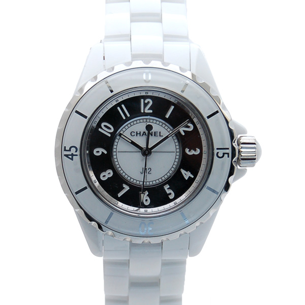 シャネル　CHANEL　J12　ミラー　H4861　33mm　レディース　　ホワイト　世界1200本限定　新品
