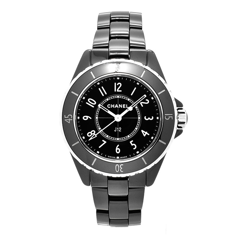 シャネル　CHANEL　J12 ブラックセラミック　H5695　クォーツ　33mm　新品