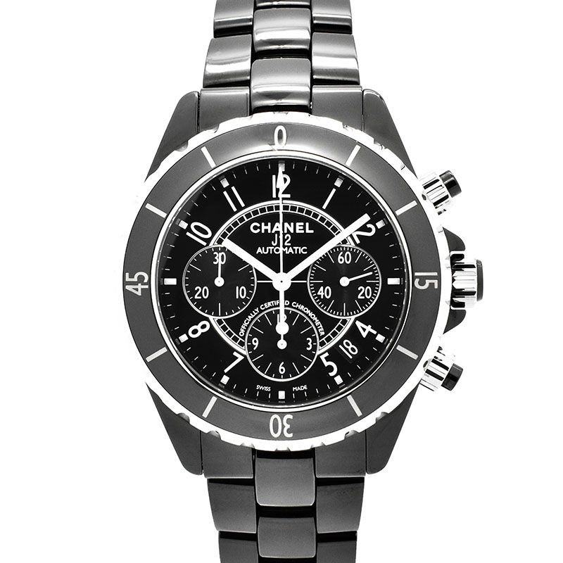 シャネル　CHANEL　J12 クロノグラフ　H0940　41mm　黒セラミック　メンズ　新品