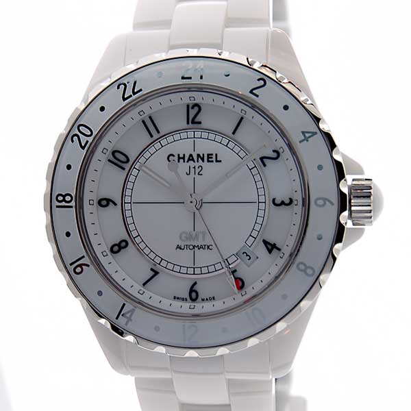 シャネル　CHANEL　J12　GMT　ホワイトセラミック　H2126　メンズ　自動巻　42mm　200m防水　世界2000本限定