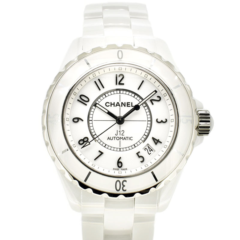 シャネル　CHANEL　J12　H0970　ホワイトセラミック　自動巻　38mm　新品