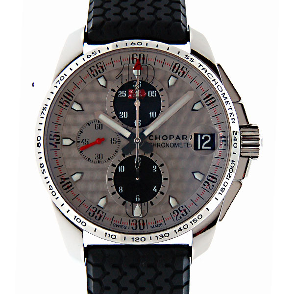 ショパール　CHOPARD　ミッレミリアGT　XL　クロノ　自動巻　16/8459-3019　シルバー　2010年限定　新品