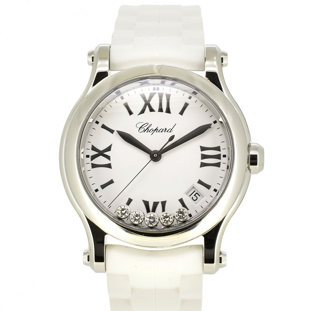 ショパール　CHOPARD　ハッピースポーツ　278582-3001　ホワイト　36mm　クォーツ　ダイヤ　新品