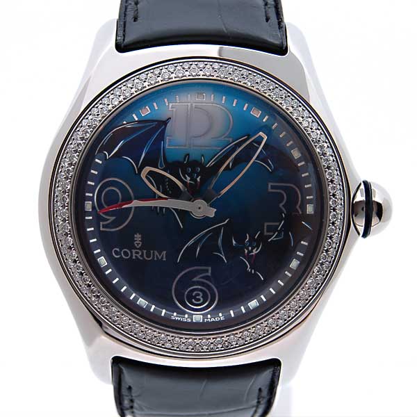 コルム　CORUM　バブルバット　ベゼルダイヤ　82.157.47　2005年限定モデル　新品