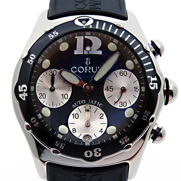 コルム　CORUM　バブル　クロノグラフ　ダイブ　28518020　ブラック　新品