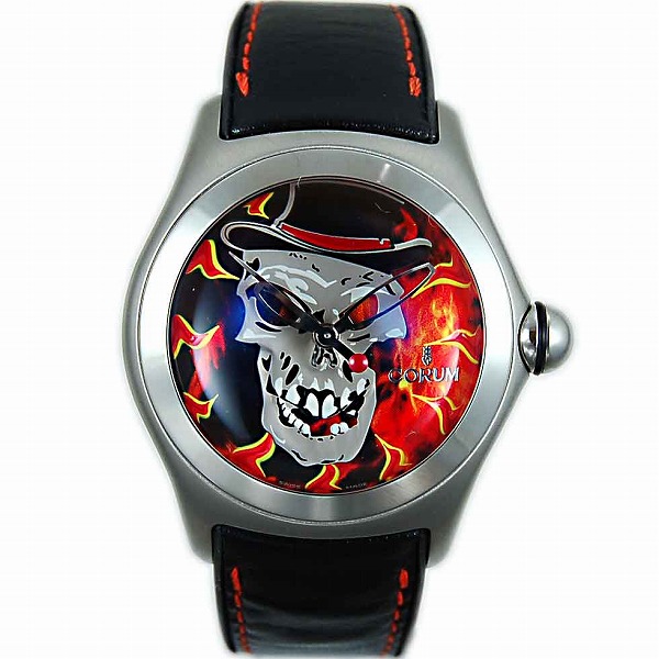 コルム　CORUM　バブル　バロン・サメディ　08217020　クロノグラフ　自動巻き　世界777本限定モデルケース45mm