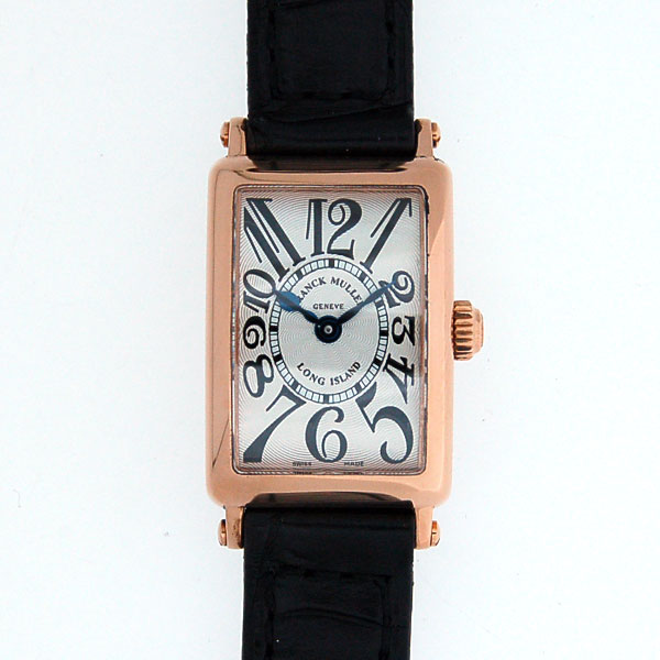 フランクミュラー　FRANCK MULLER　ロングアイランド　レディース　ミニ　802QZ　K18PG　ピンクゴールド　シルバー　クォーツ　新品