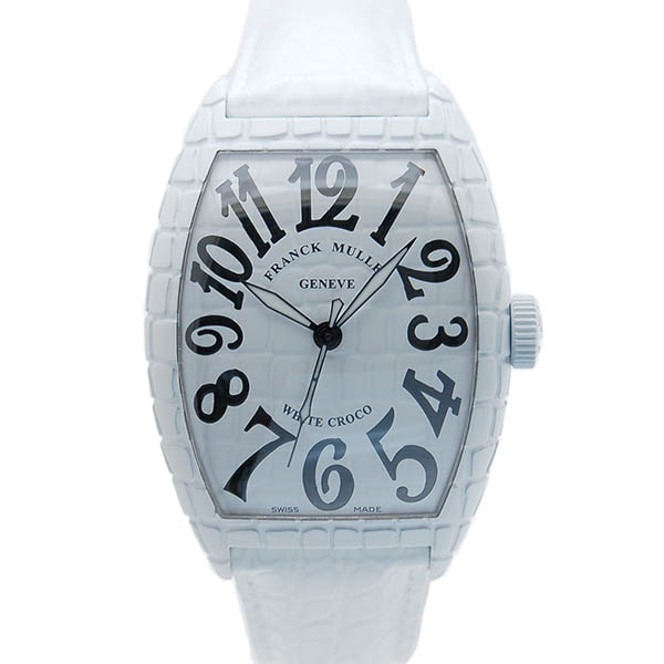 フランクミュラー　FRANCK MULLER　トノーカーベックス　ホワイトクロコ　8880SC WHT CRO　メンズ　PVD　新品