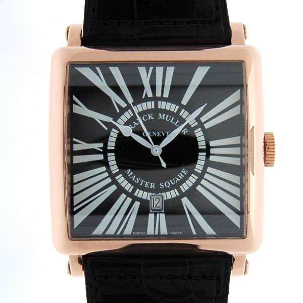 フランクミュラー　FRANCK MULLER　マスタースクエア キング　6000KSCDT　ピンクゴールド　46mm　ブラック　新品