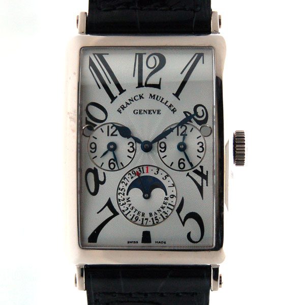 フランクミュラー　FRANCK MULLER　ロングアイランド　マスターバンカームーンフェイズ　1250MB L DT　メンズ　K18WG　自動巻　新品