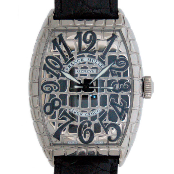 フランクミュラー　FRANCK MULLER　トノーカーベックス　アイアンクロコ　8880SC iron cro　革ベルト　新品