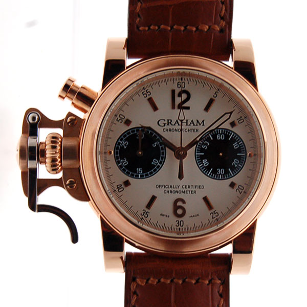 グラハム　GRAHAM　クロノファイター　2CFAR　18KPG　ピンクゴールド　44mm　自動巻　新品