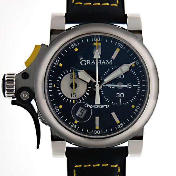 グラハム　GRAHAM　クロノファイター　R.A.C　トリガー　2TRAS.B01A.L95B　SS　46mm　ブラック　新品