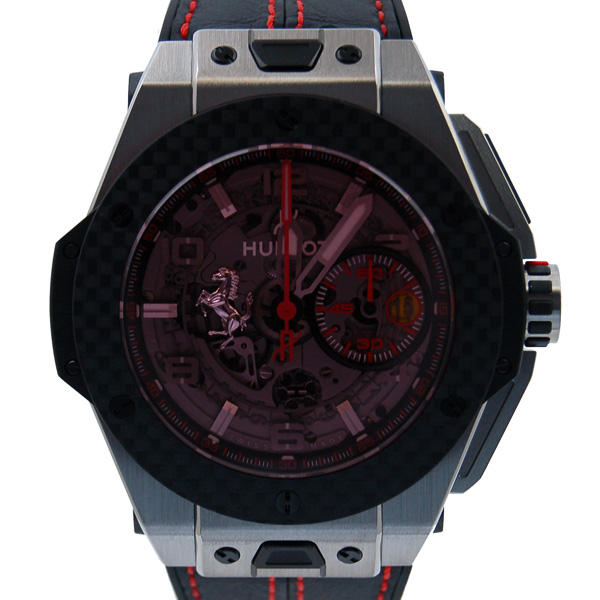 ウブロ　HUBLOT　ビッグバン　ウニコ　チタニウム　フェラーリ　401.NQ.0123.VR　世界1000本限定　新品