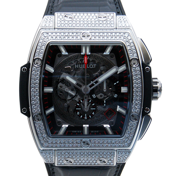 ウブロ　HUBLOT　スピリット オブ ビッグバン チタニウム　ベゼル&ラグダイヤ　601.NX.0173.LR.1704　51mm×45mm　新品