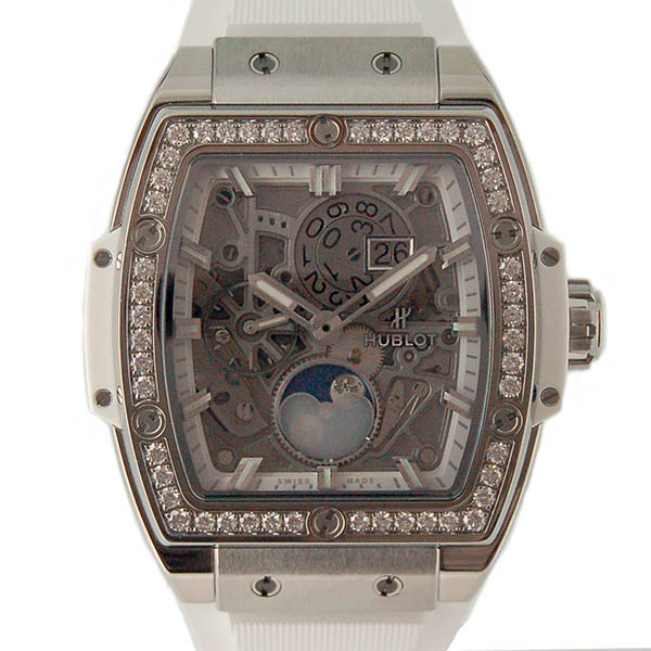 ウブロ　HUBLOT　スピリット オブ ビッグバン ムーンフェイズ チタニウム　ダイヤモンド　647.NE.2070.RW.1204　新品