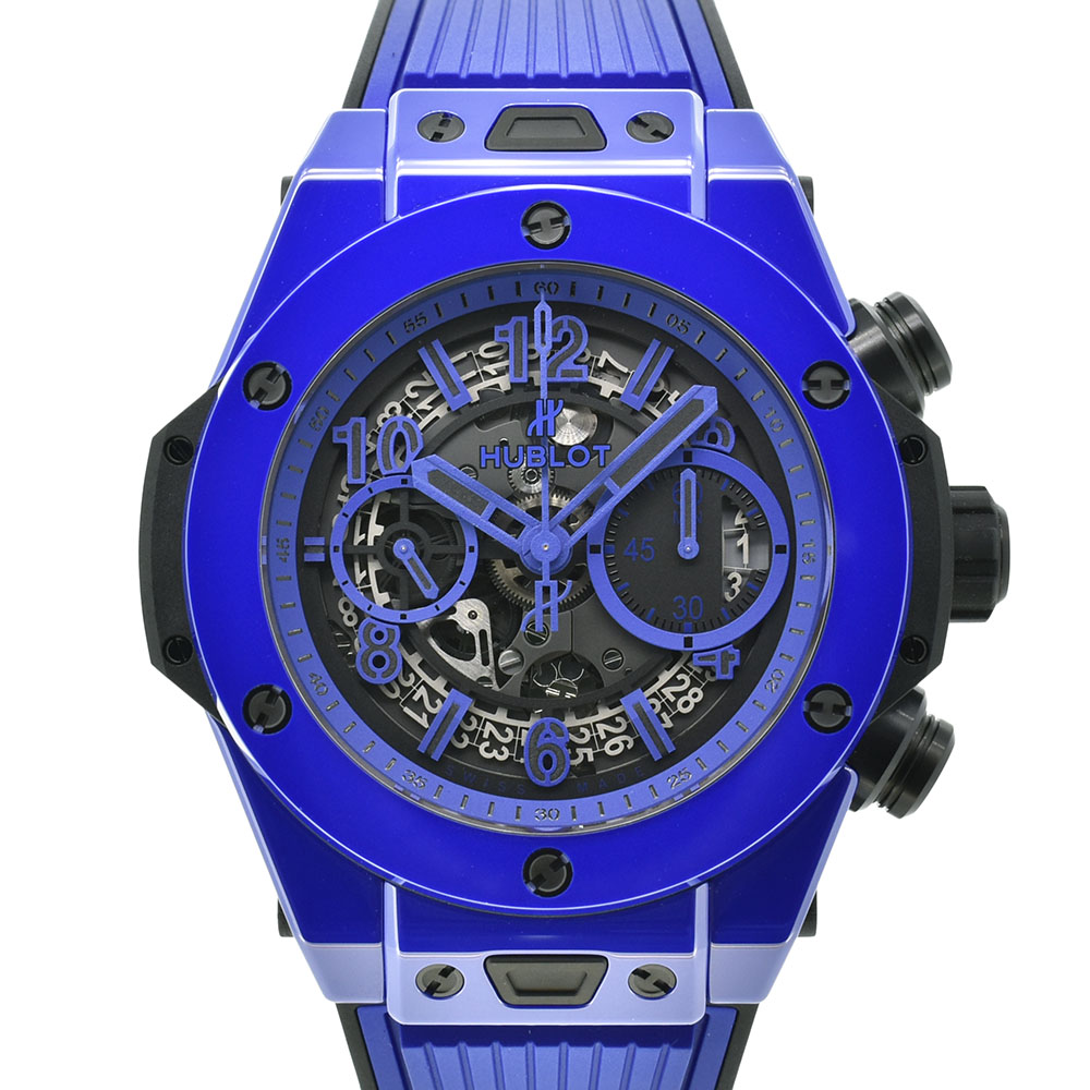 ウブロ　HUBLOT　ビッグバン ウニコ ブルーマジック　411.ES.5119.RX　セラミック　45mm　世界500本限定　新品