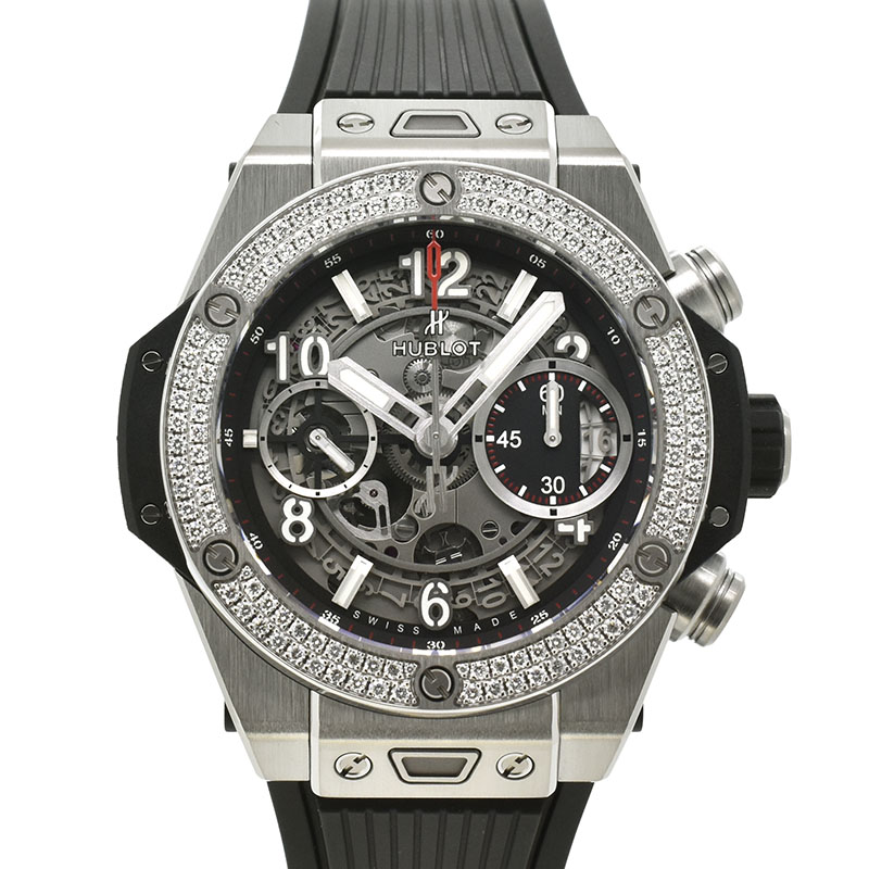 ウブロ　HUBLOT　ビッグバン ウニコ チタニウム ダイヤモンド　441.NX.1170.RX.1104　42mm　新品