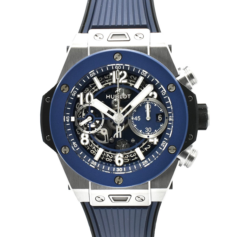 ウブロ　HUBLOT　ビッグバン ウニコ チタニウム ブルーセラミック　441.NL.5171.RX　42mm　新品