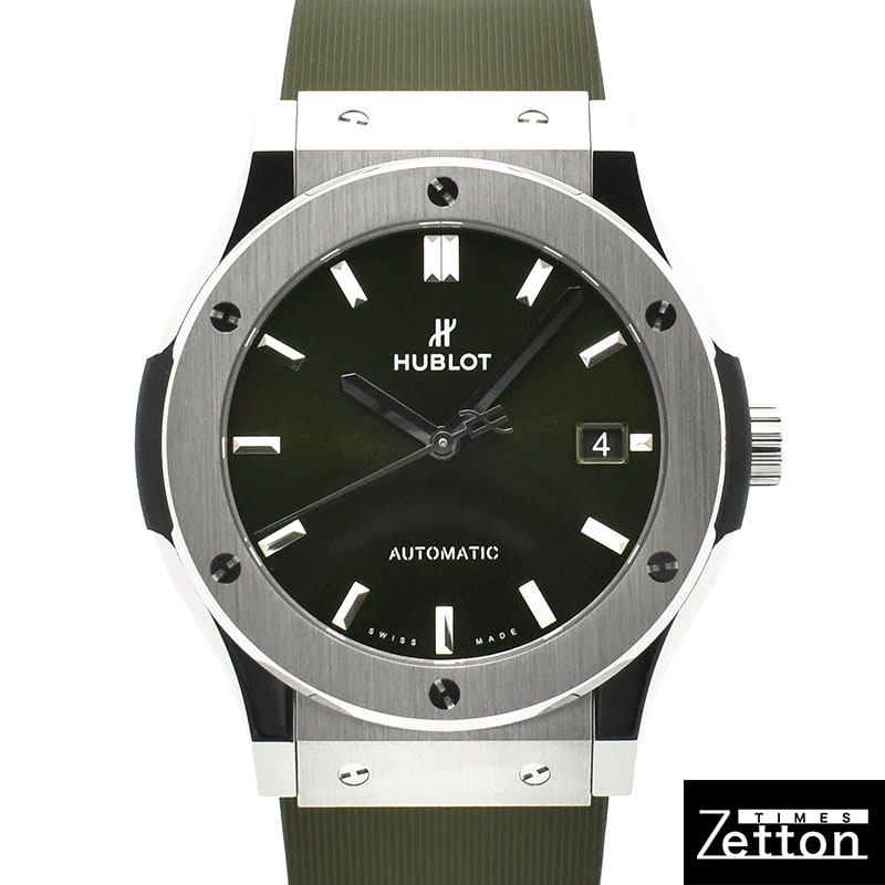 ウブロ　HUBLOT　クラシックフュージョン チタニウム　511.NX.8970.RX　グリーン　45mm　新品