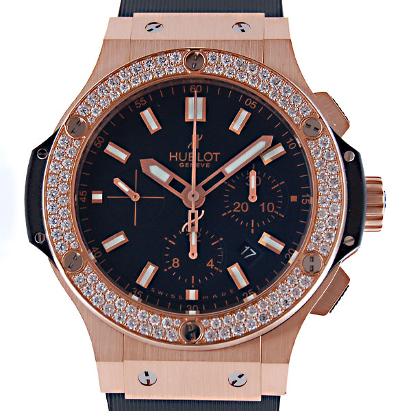 ウブロ　HUBLOT　ビッグバン　エボリューション　ベゼルダイヤ　セラミックゴールド　301.PX.1180.RX.1104　44,5mm　PG　ブラック　新品