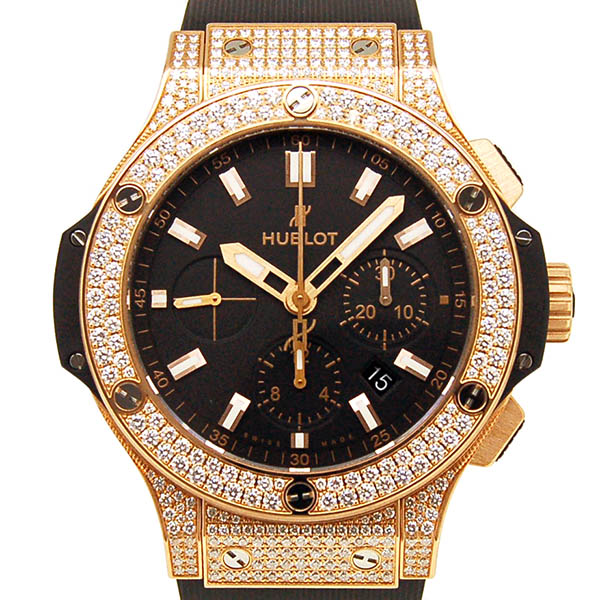 ウブロ　HUBLOT　ビッグバン　エボリューション　ゴールドダイヤモンド 301.PX.1180.RX.1704　44mm　K18RG　自動巻　新品