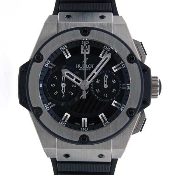 ウブロ　HUBLOT　キングパワー　フドロワイアント　ジルコニウム　715.ZX.1127.RX　48mm　ブラック　世界500本限定　新品