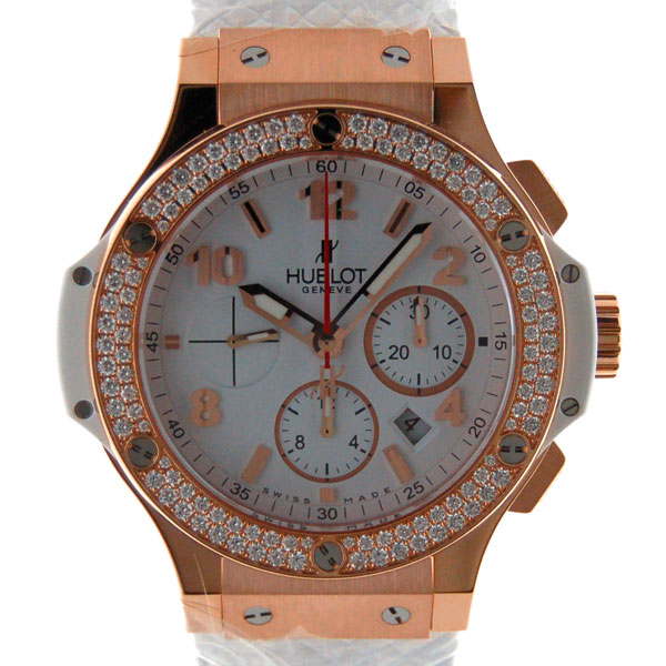 ウブロ　HUBLOT　ビッグバン　ポルトチェルボ　ベゼルダイヤ　301.PE.230.RW.114　44mm　PG　ホワイト　新品