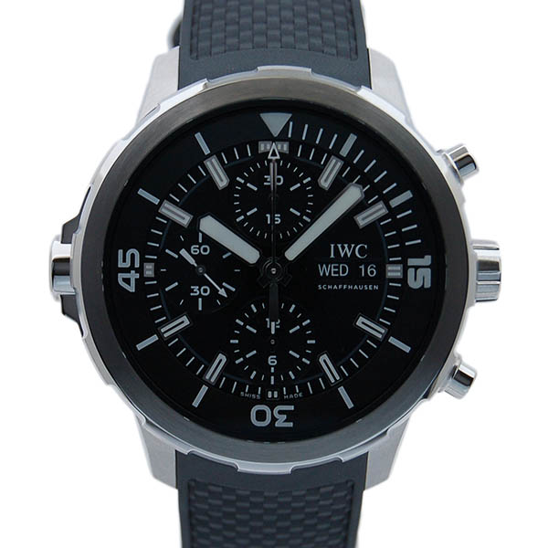 IWC　アクアタイマークロノグラフ　IW376803　ブラック　ラバー　SS　44mm　新品